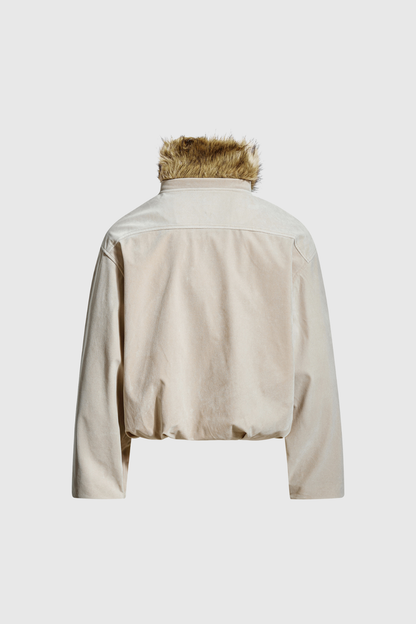 Yıldız Kayısı Rengi  Kürk Ceket