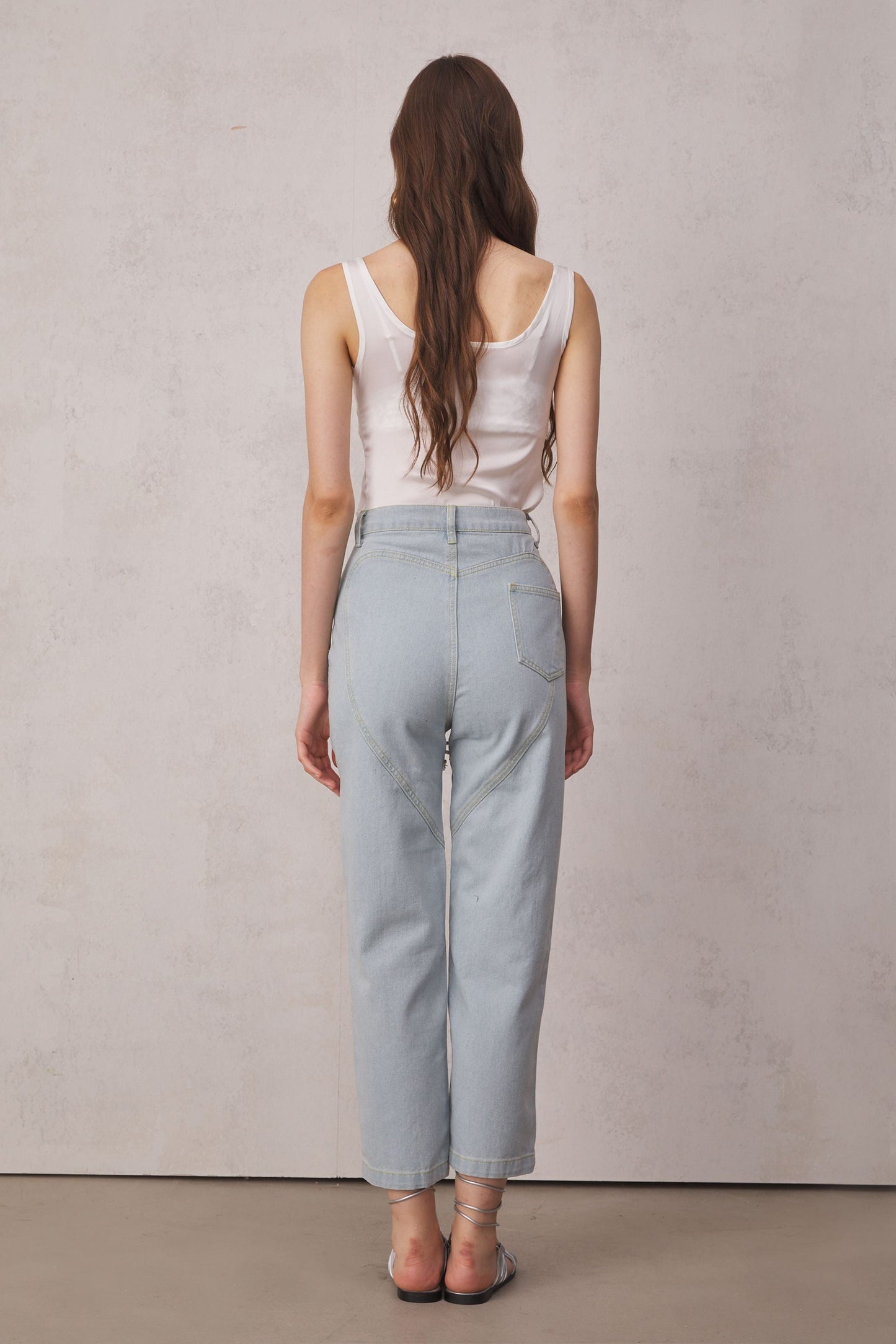 Eden Taşlı Taşlı Kesim Denim Jeans