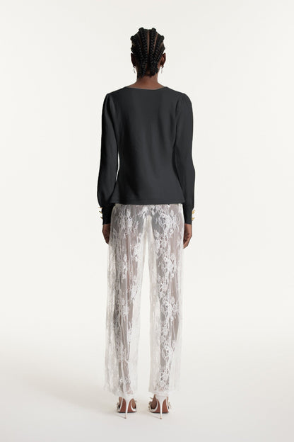 Edmonda Ruch Gri Örgü Üst