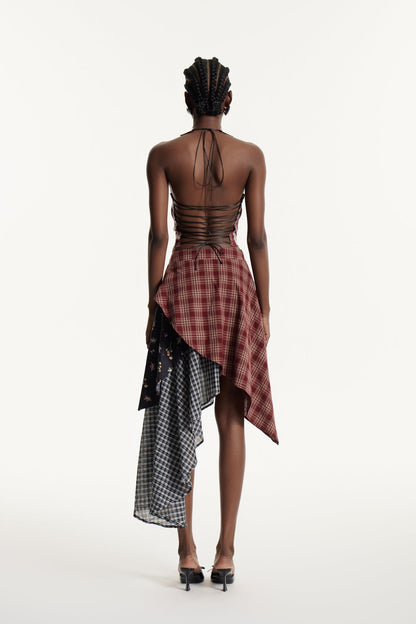 Edna Bağcıklı Sırtı Açık Üst