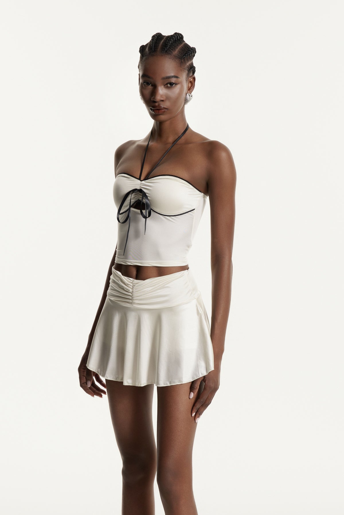 Edorta Kesikli Rüs Etek Takımı