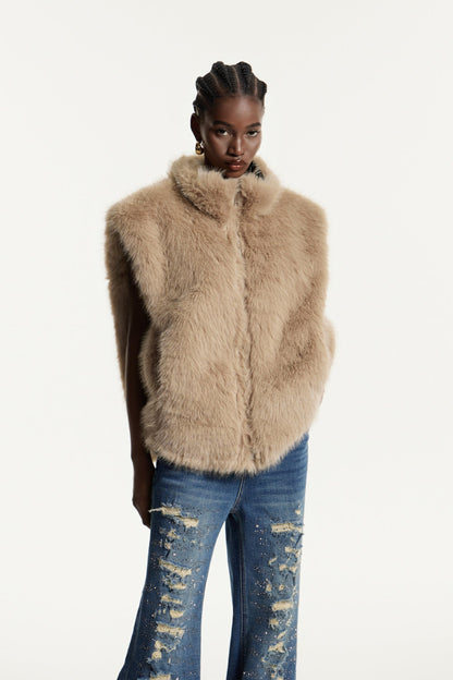 Edwina Kürk Izgara Yelek