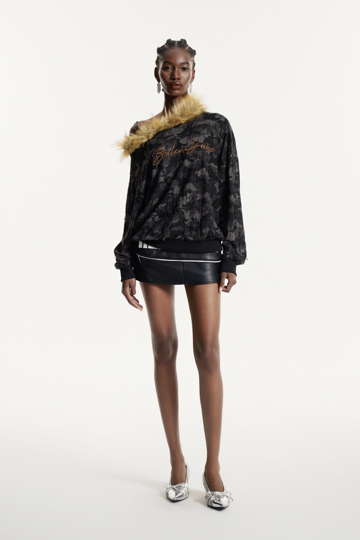 Efrem Kamuflaj Desenli Suni Kürk Üst