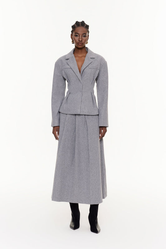 Egil Ruch Pileli Etek Takımı