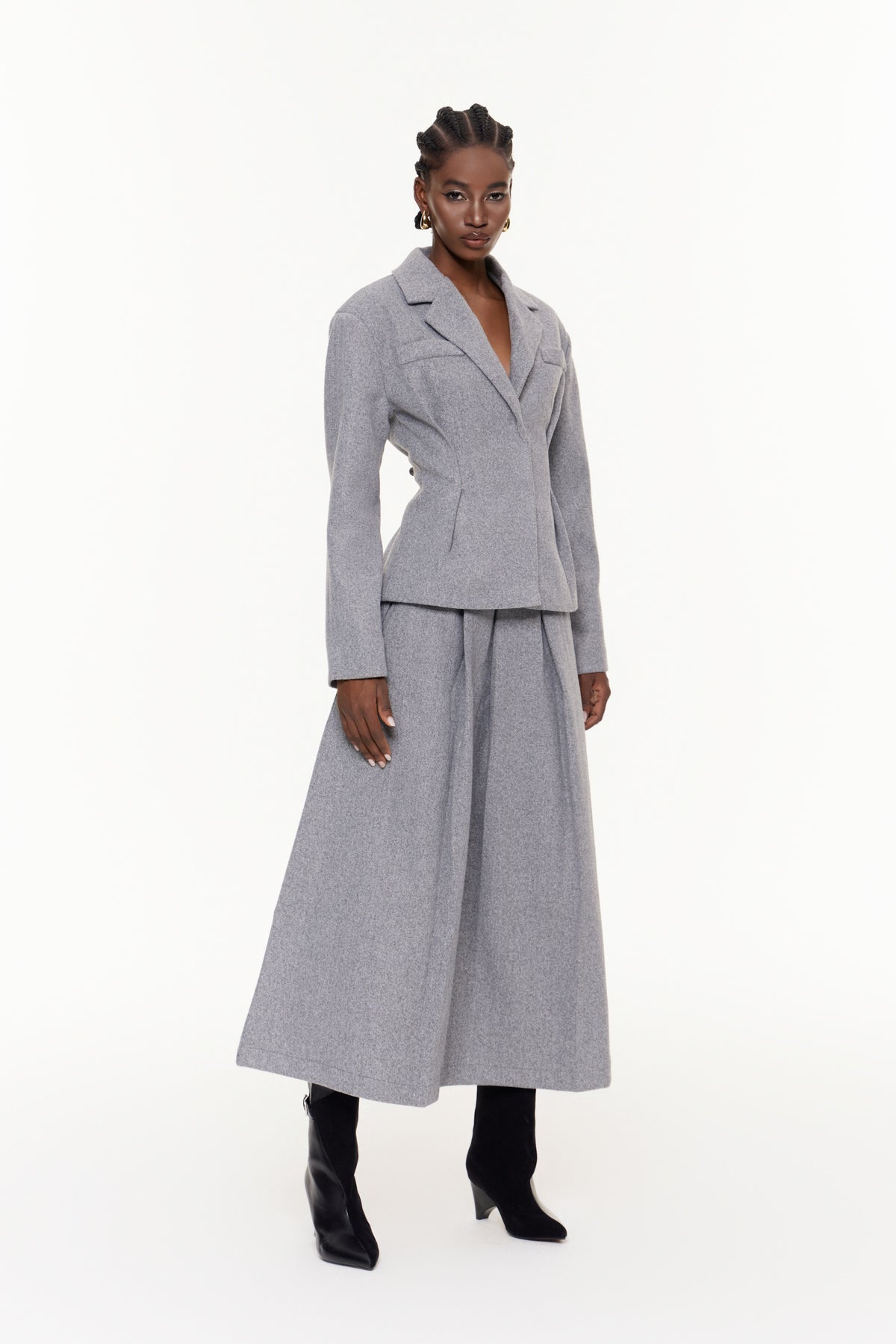 Egil Ruch Pileli Etek Takımı