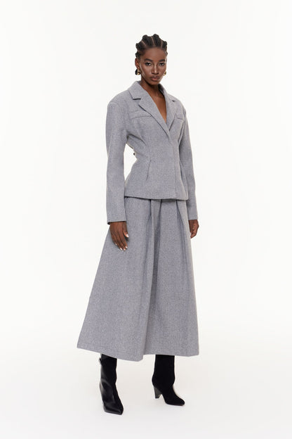 Egil Ruch Pileli Etek Takımı