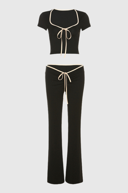 Karina Bağcıklı Bodycon Takım