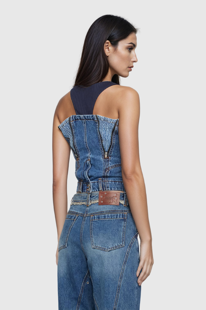Kavya Deconstruct Denim Üst