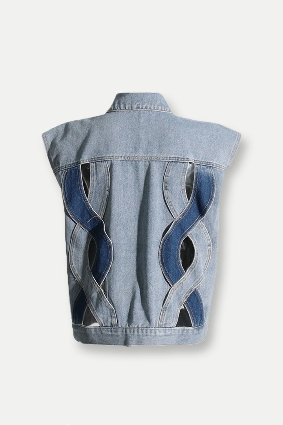 Madison Kesimli Denim Üst