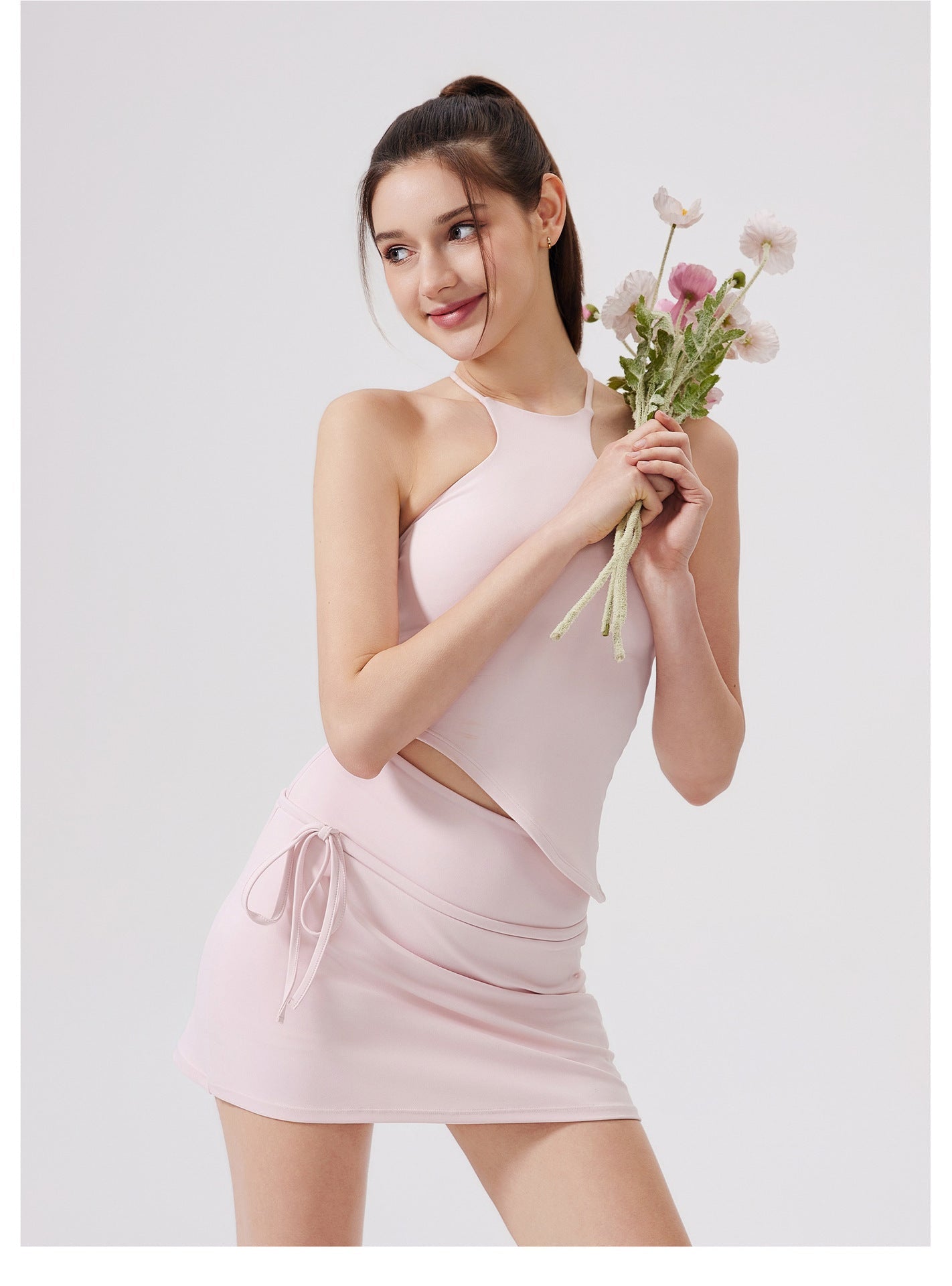 Asimetrik Halter Kısa Üst
