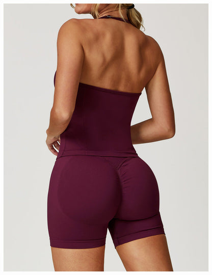SculptFit Büzgülü Askılı Üst
