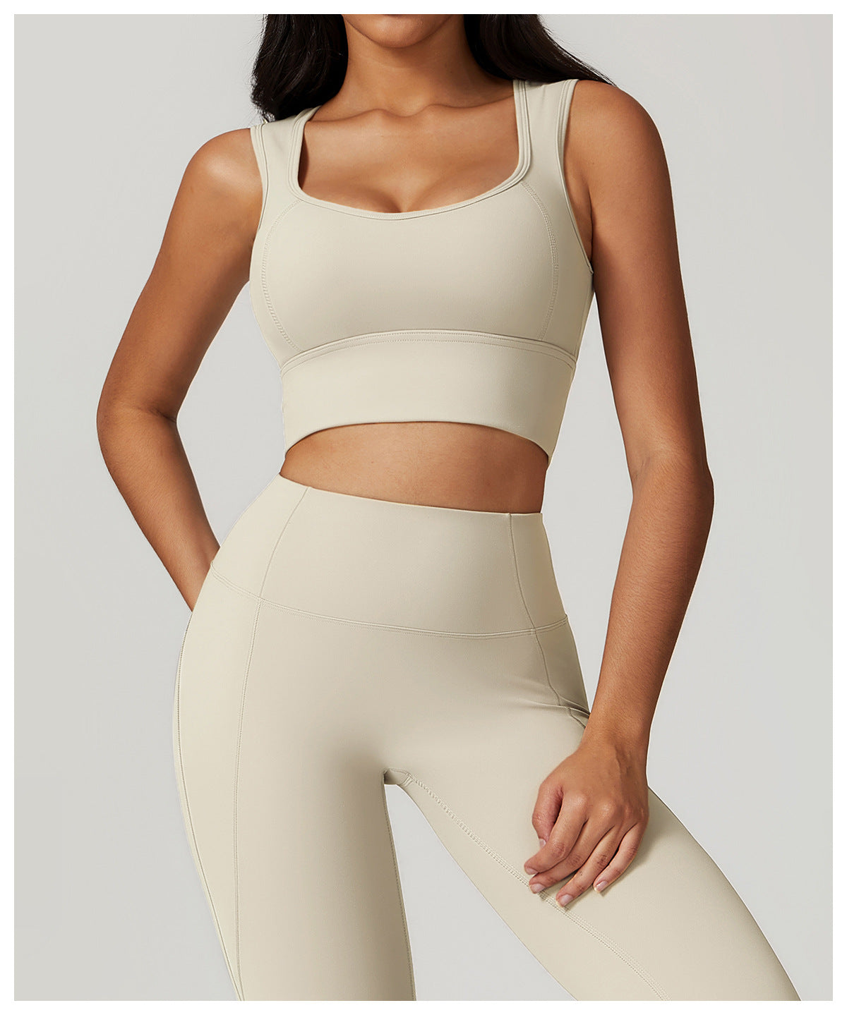 Sırtı Açık Spor Bra