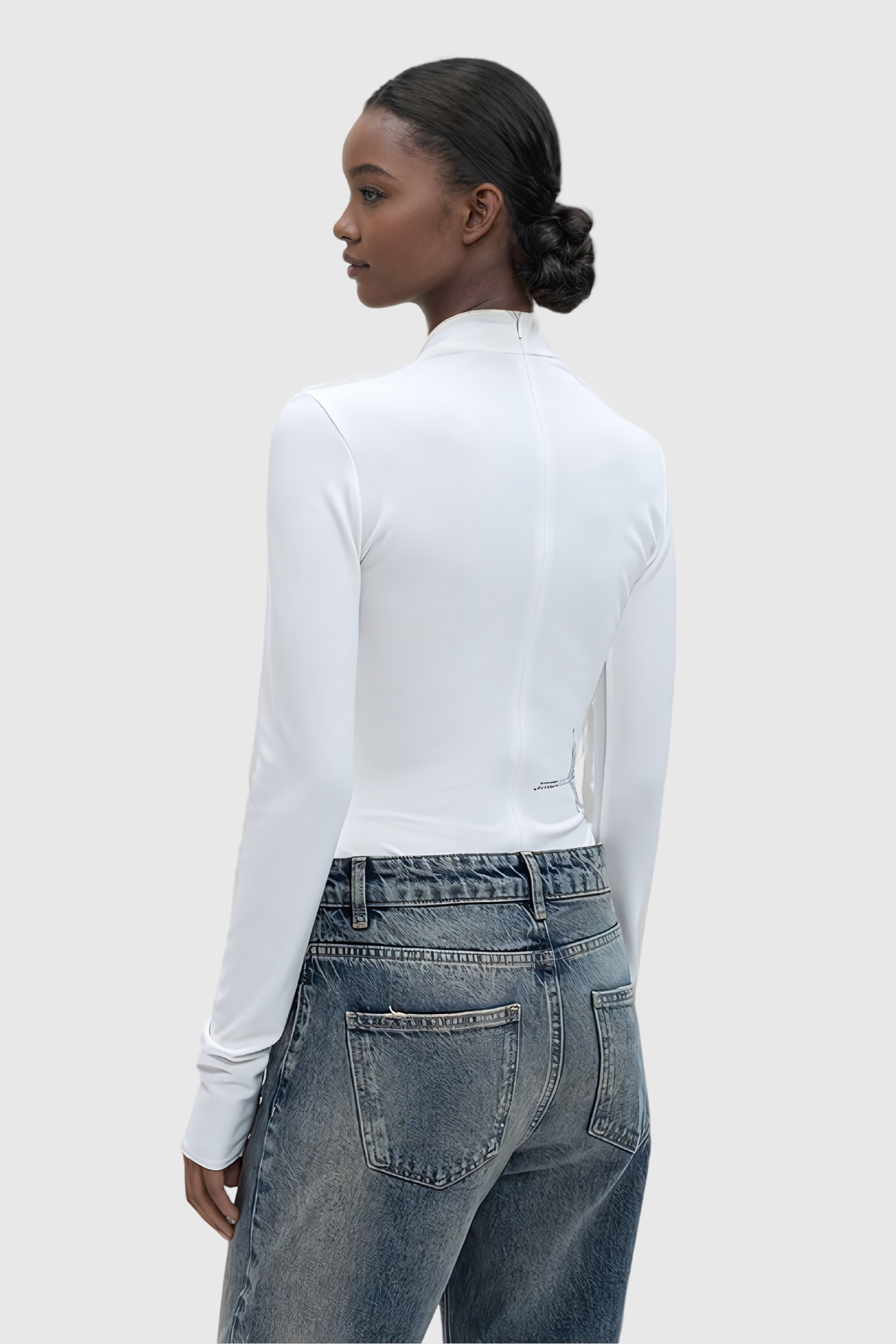 Quentin Taşlı Bodycon Bodysuit