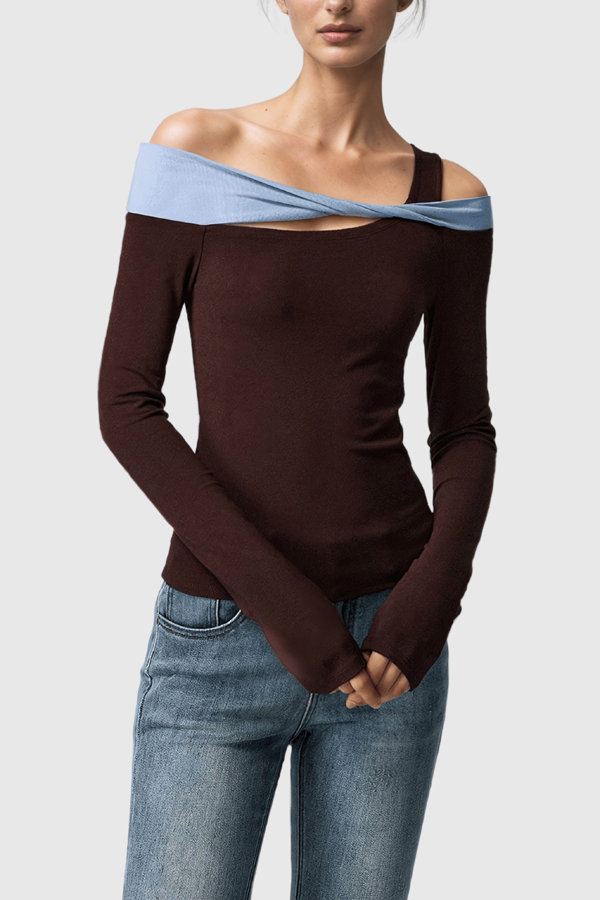 Tabitha Kesikli Bükümlü Bodycon Üst