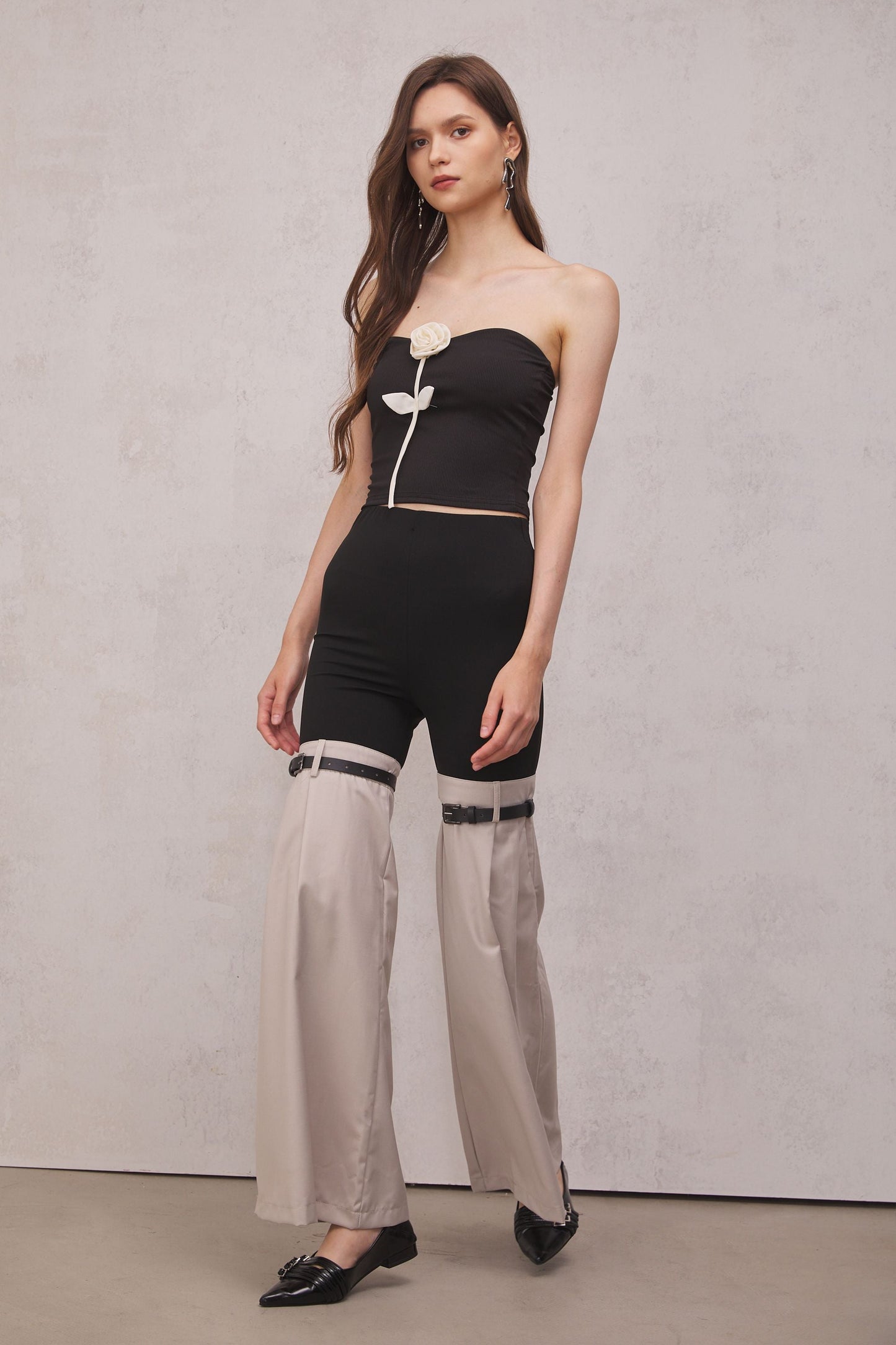 Willow Deconstruct Bej Pantolon